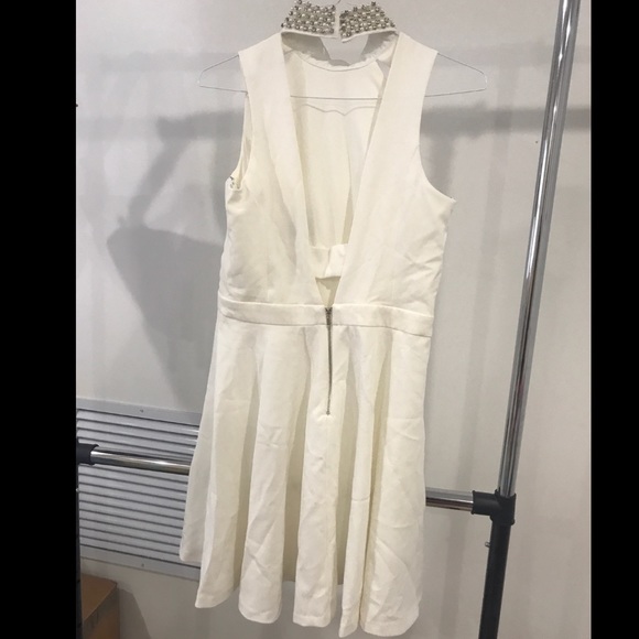 XOXO fit and flare dress with rhinestone collar - Picture 2 of 3